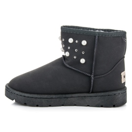 Bella Paris Botas de neve com contas cinza 1 Bella Paris Botas de neve com contas cinza 1