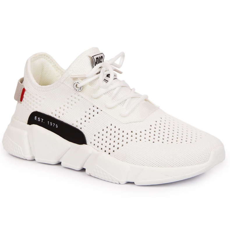 White Big Star JJ274271 tênis esportivo branco têxtil 2