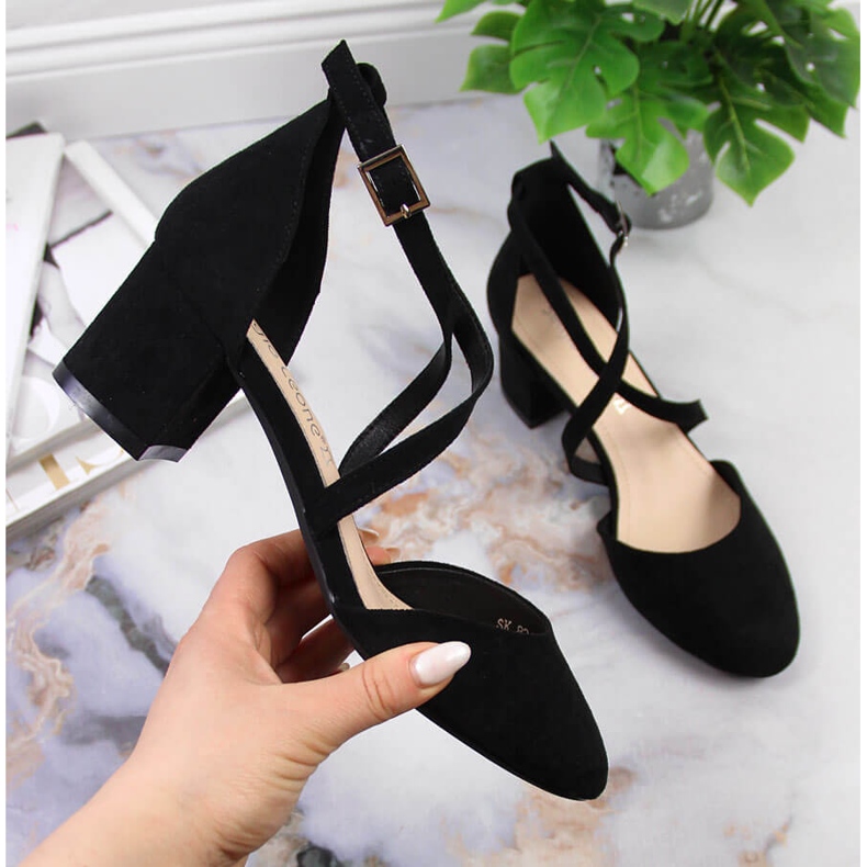 Sandálias de tiras pretas de mulher Sergio Leone preto 2