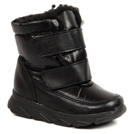 Botas de neve impermeáveis com membrana Kornecki 6895 preta preto 1 Botas de neve impermeáveis com membrana Kornecki 6895 preta preto 1