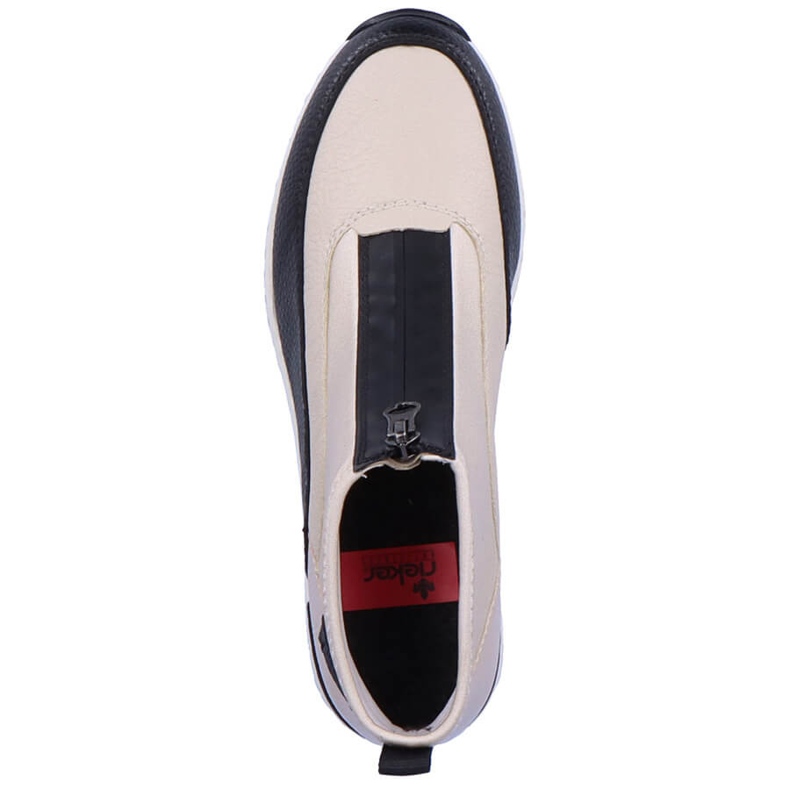 Ténis botins mulher bege Rieker N6352-60 2