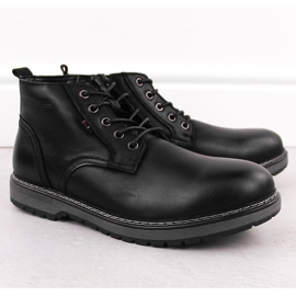 Botas masculinas de couro com isolamento, pretas, T.Sokolski Z24-433 preto 1