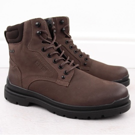 Botas impermeáveis ​​masculinas com isolamento marrom Big Star OO174172 castanho 1