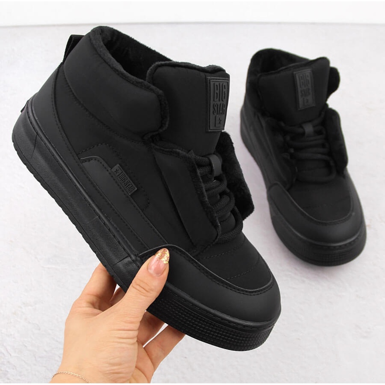 Botas pretas com isolamento feminino Big Star OO274A530 preto 1