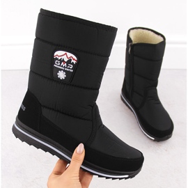 Botas de neve femininas Progress Winter pretas preto 1