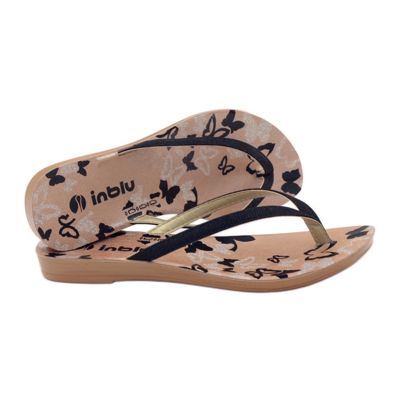 Chinelos pretos INBLU IR03 3