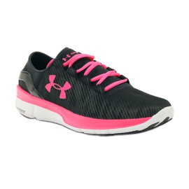 Under Armour Speedform Turbulence Run Shoes preto rosa 1