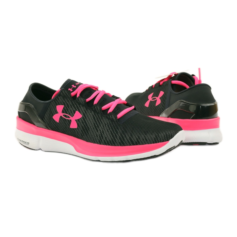 Under Armour Speedform Turbulence Run Shoes preto rosa 4