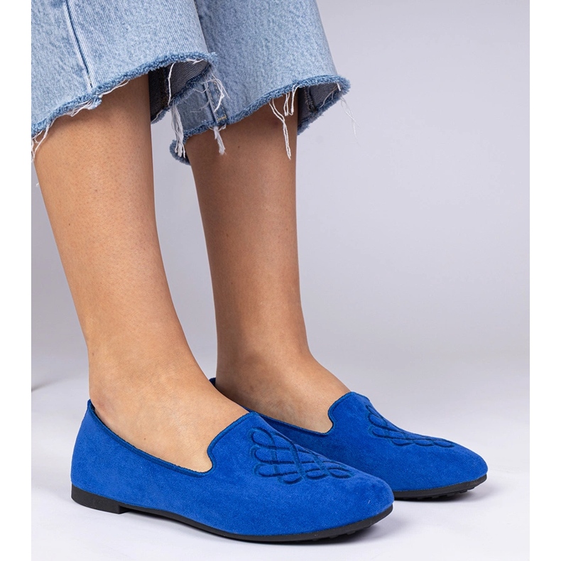 Blue Women's EcoSam e Borderyer Ballerinas azul 1