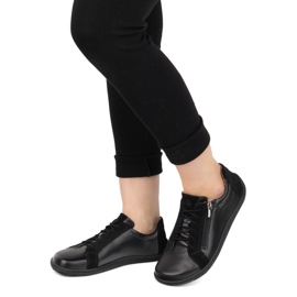 Olivier Minimalista das mulheres Barefoot Sconstoy 1243 Black preto 2