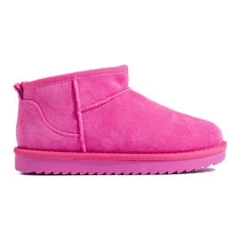 Botas de neve femininas rosa Shelovet 2