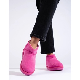 Botas de neve femininas rosa Shelovet 1