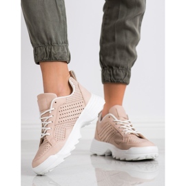 Kylie Tênis Light Openwork rosa 1