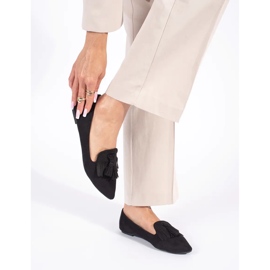 Mocassins com franjas preto 1