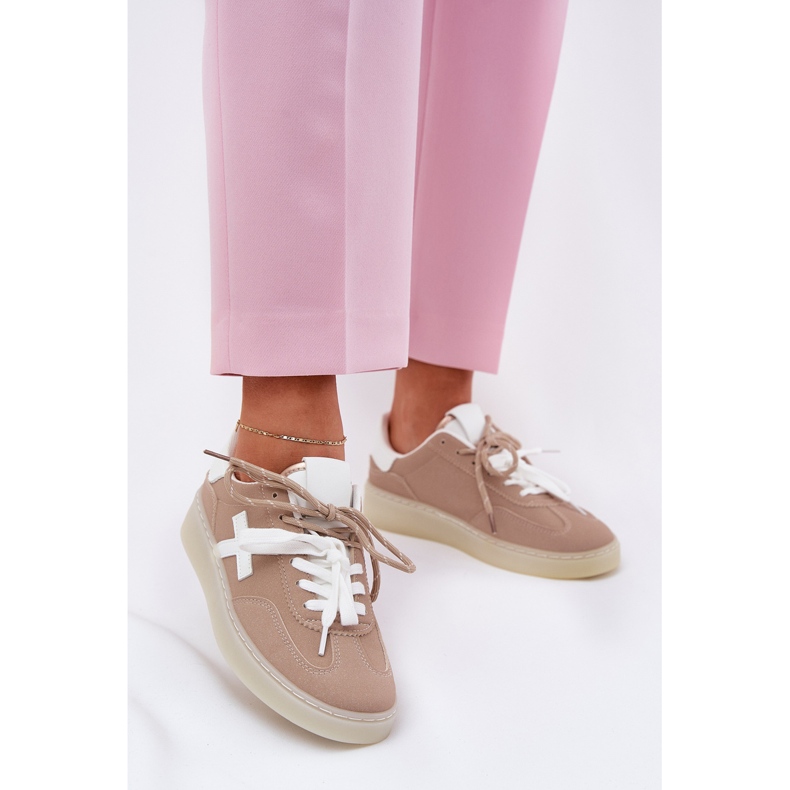 Low Women's Sports Shoes Beige bege 2