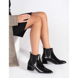 Botas Chelsea elegantes por Sergio Leone preto 1
