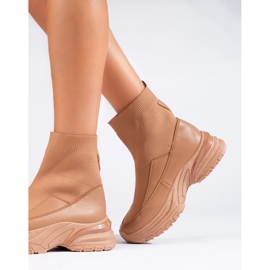 Seastar Botas com meia castanho 2