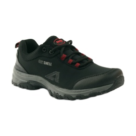American Club Sapatos esportivos softshell femininos American 1775 preto vermelho 1