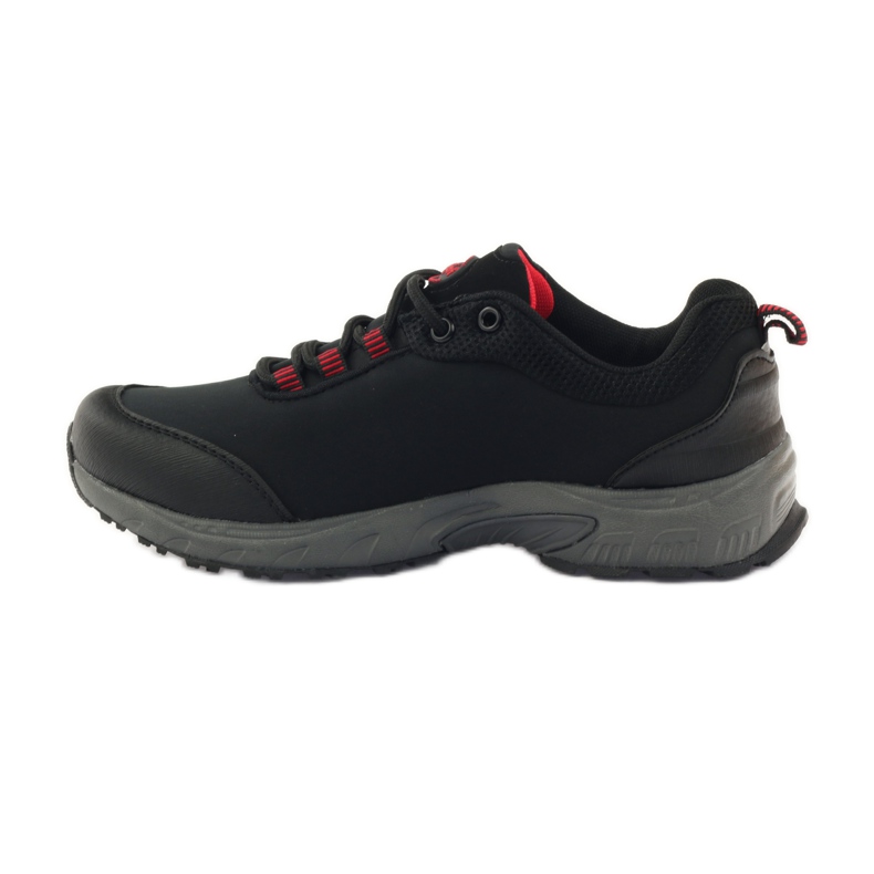 American Club Sapatos esportivos softshell femininos American 1775 preto vermelho 2