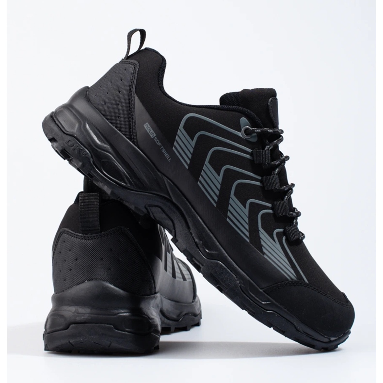 Sapatos de trekking de homem Dk Softshell preto 1