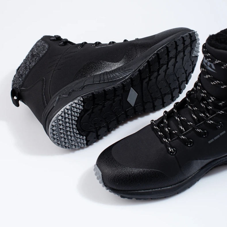 Tênis de trekking masculino Dk, isolante preto 2