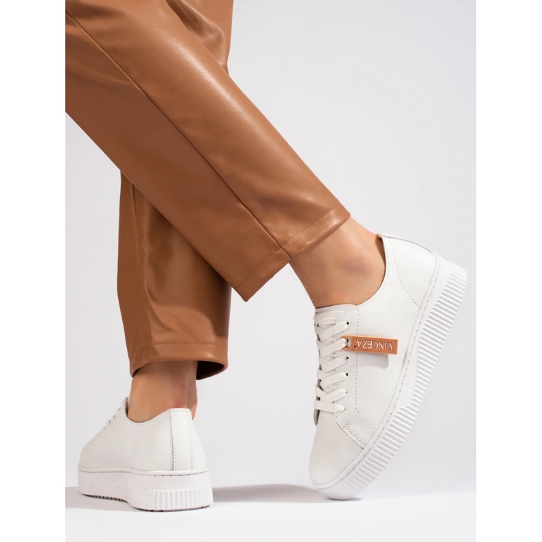 Vinceza Sapatilhas brancas clássicas da Vincez branco 2
