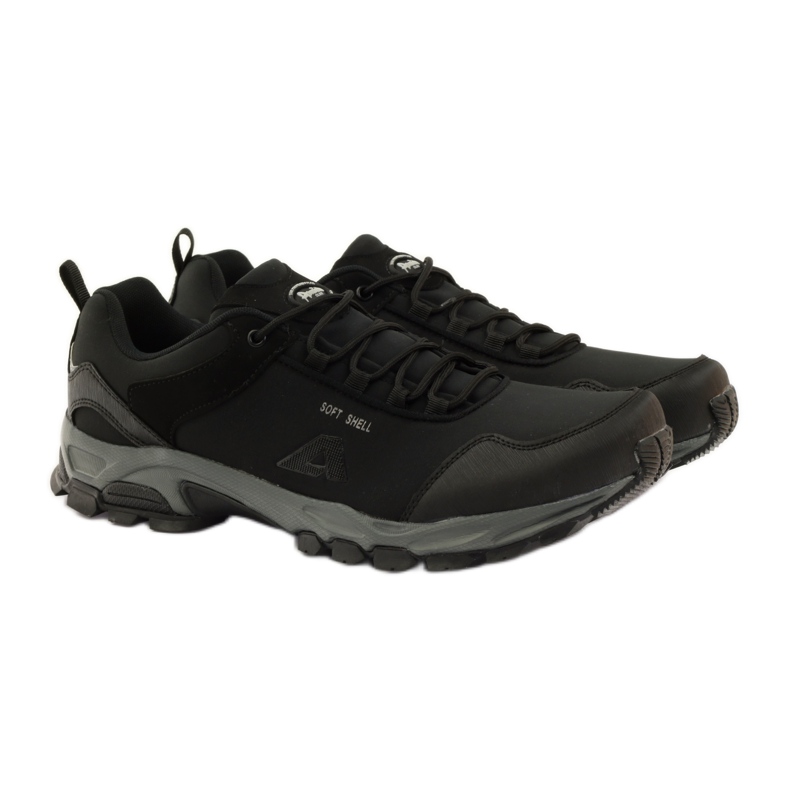 American Club Esporte americano à prova d'água softshell preto 4