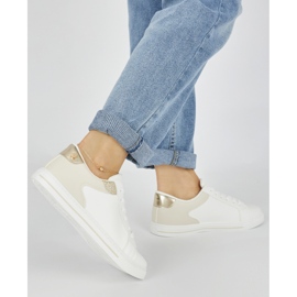 Sapatos esportivos femininos clássicos branco 1