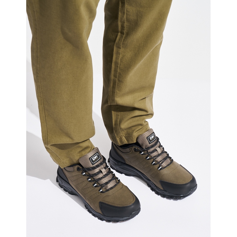 Sapatos de trekking masculinos castanhos DK 1