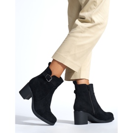 Botins femininos negros preto 2