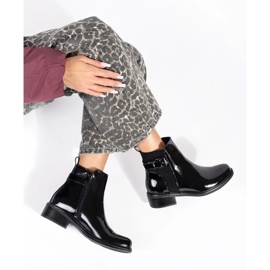 Botas Chelsea pretas de senhora preto 1