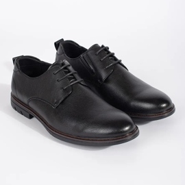 Sapatos masculinos pretos com cadarços 1