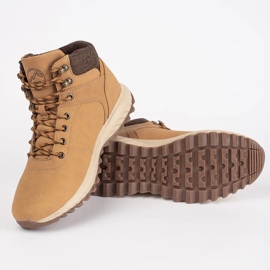 Vico Botas masculinas de inverno com isolamento marrom bege 2 Vico Botas masculinas de inverno com isolamento marrom bege 2