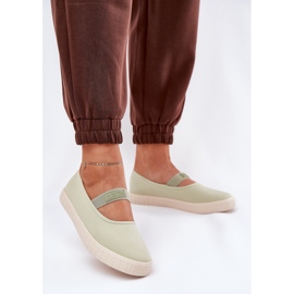 Big Star Grande estrela feminina nn274604 tênis verde claro 2