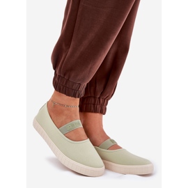 Big Star Grande estrela feminina nn274604 tênis verde claro 1