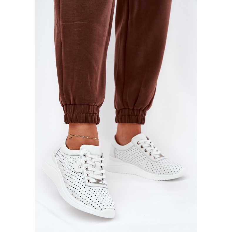 Vinceza feminino 79532 Sapatos esportivos brancos 2