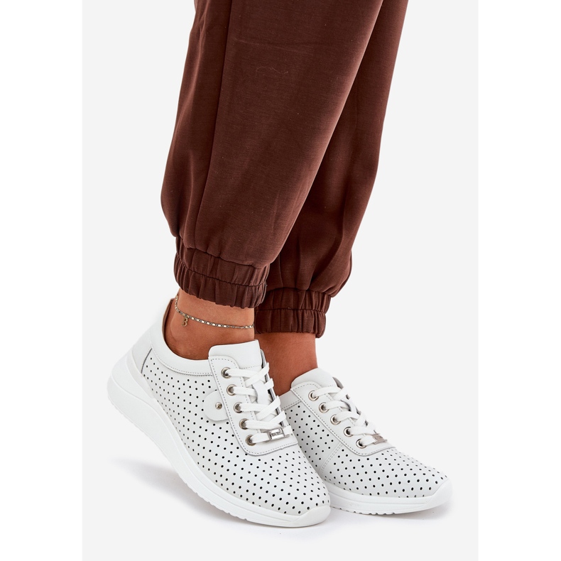 Vinceza feminino 79532 Sapatos esportivos brancos 1