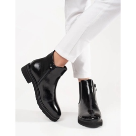 Botas pretas clássicas de Sergio Leone preto 2