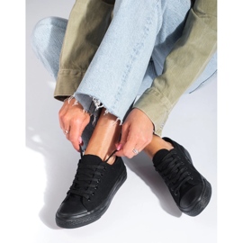 Tênis cano baixo clássico preto Shelovet 1