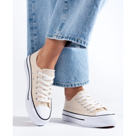 Ténis Shelovet bege de mulher 2