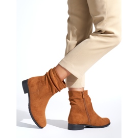 Botas de cowboy marrons femininas castanho 1