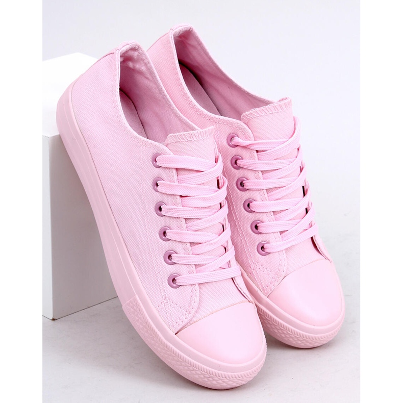 Tênis feminino rosa monocolor rosa 1