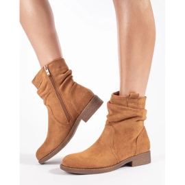 Botas de cowboy marrons femininas castanho 2