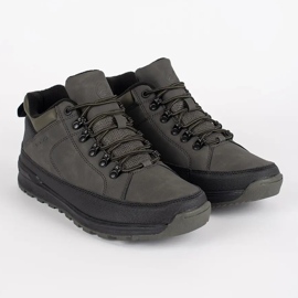Vico Sapatos de trekking masculinos com atacadores verdes 1 Vico Sapatos de trekking masculinos com atacadores verdes 1