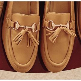 Marco Shoes Mocassim de couro com franjas 2199P-003-1 castanho 1