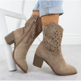 Botas de Botas de Open Women BEIGE S.BARSKI HY51-125 bege 1