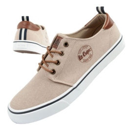 Lee Cooper LCW-25-02-3243M Shoes masculinos de tênis bege masculinos 1