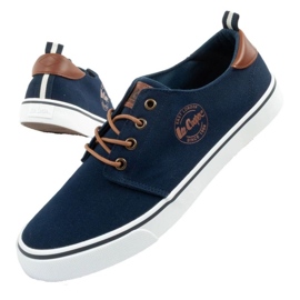 Lee Cooper LCW-25-02-3241M Sapatos masculinos de tênis azul marinho 1