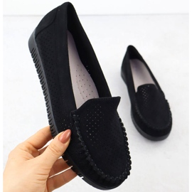 Mocassins Openwork paira preto potocki 25-11316 1