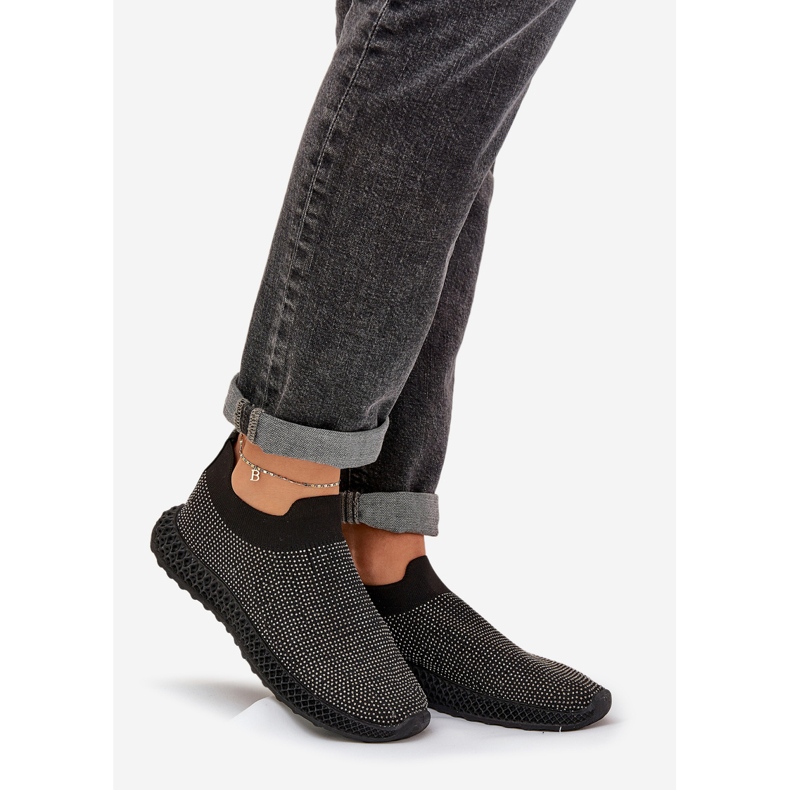 S.Barski Sapatos esportivos femininos com TW121 Black Tw121 Black preto 1